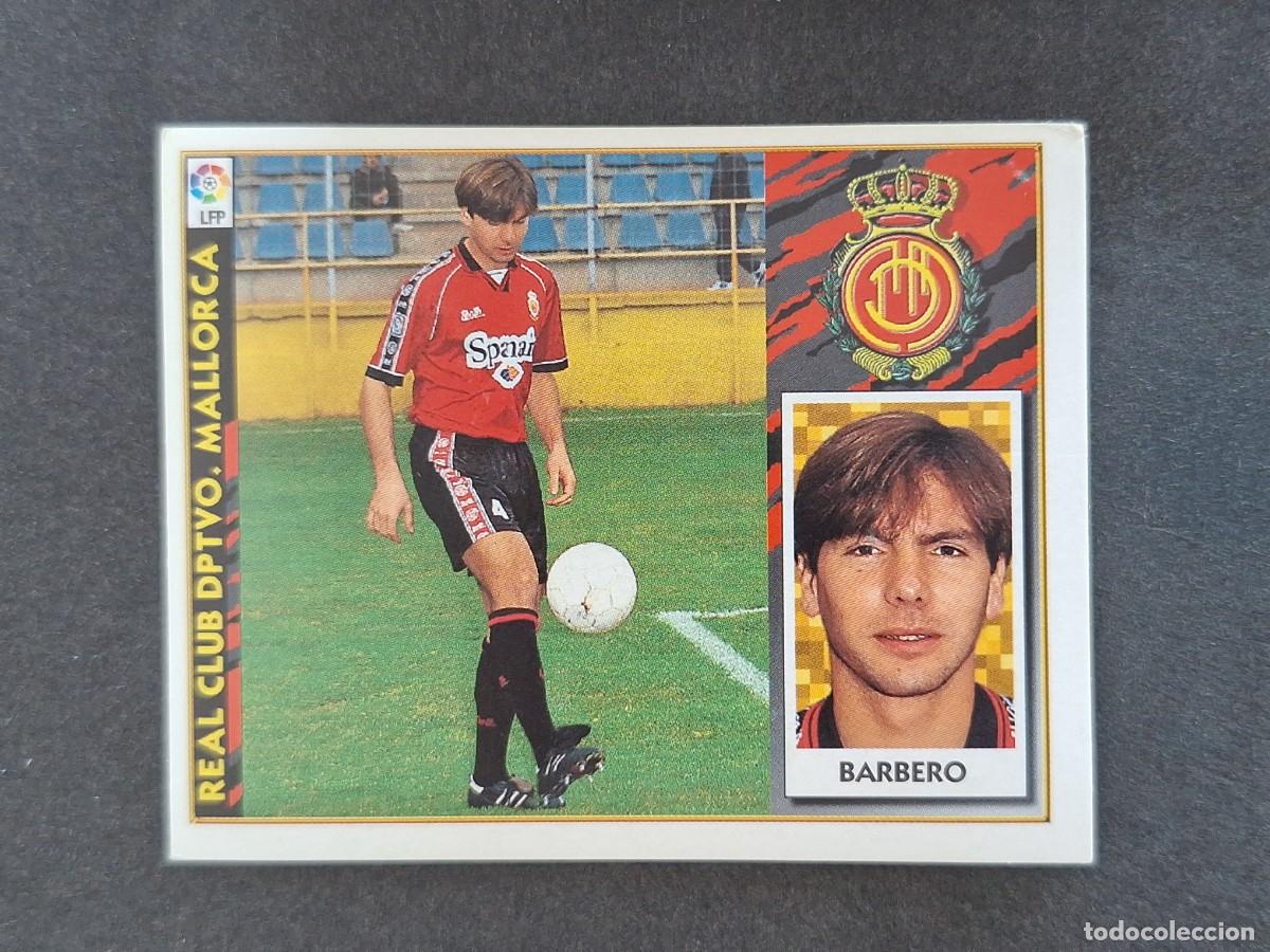 Fu&szlig;ball-Sticker: L4 BARBERO R. C. D. MALLORCA LIGA ESTE 1997 1998 97 98 NUNCA PEGADO SIN PEGAR