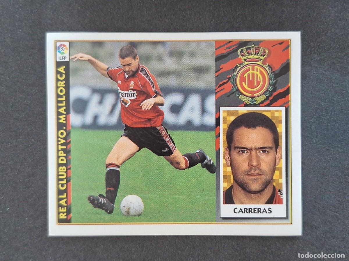 Fu&szlig;ball-Sticker: L4 CARRERAS R. C. D. MALLORCA LIGA ESTE 1997 1998 97 98 NUNCA PEGADO SIN PEGAR