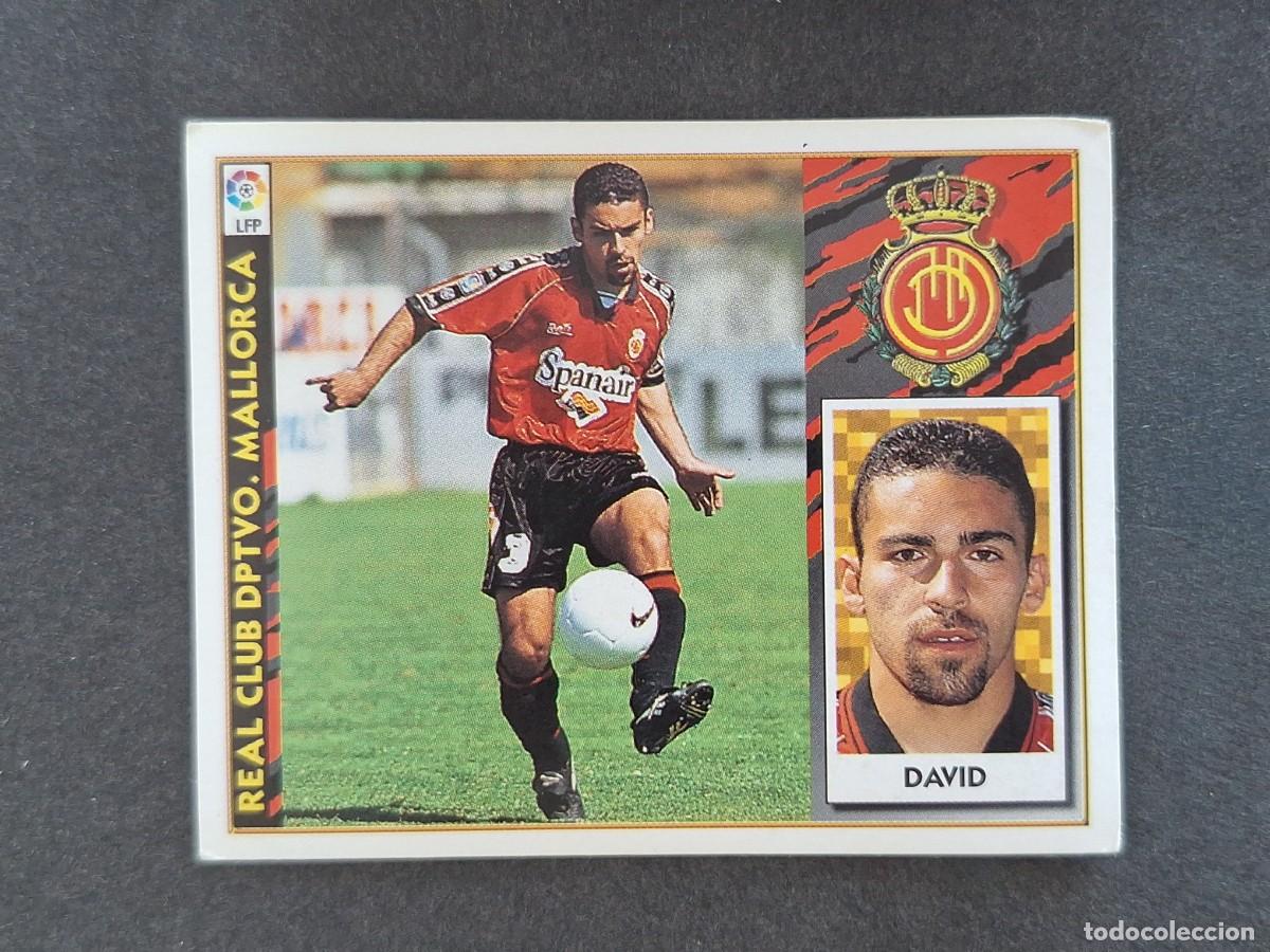Fu&szlig;ball-Sticker: L4 DAVID R. C. D. MALLORCA LIGA ESTE 1997 1998 97 98 NUNCA PEGADO SIN PEGAR