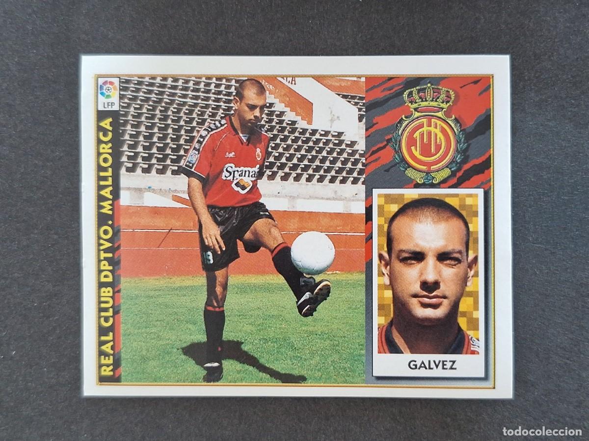 Fu&szlig;ball-Sticker: L4 GALVEZ R. C. D. MALLORCA LIGA ESTE 1997 1998 97 98 NUNCA PEGADO SIN PEGAR