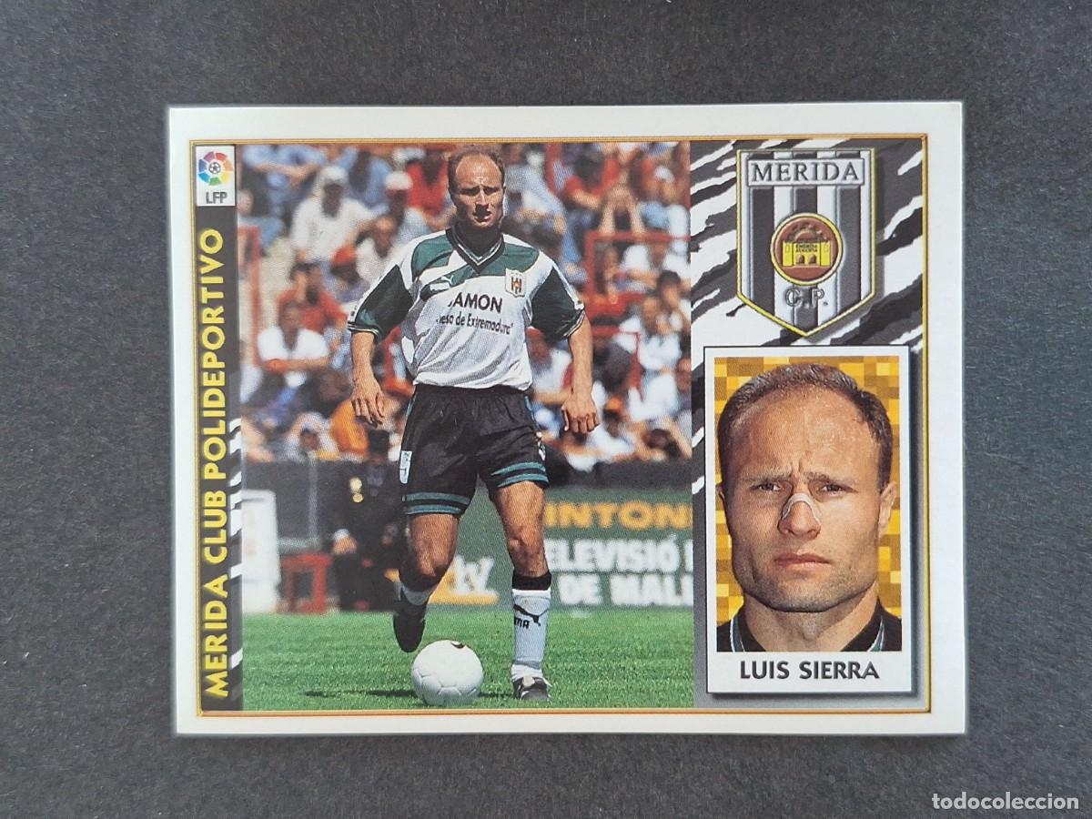 Fu&szlig;ball-Sticker: L4 LUIS SIERRA MERIDA C. P. LIGA ESTE 1997 1998 97 98 NUNCA PEGADO SIN PEGAR