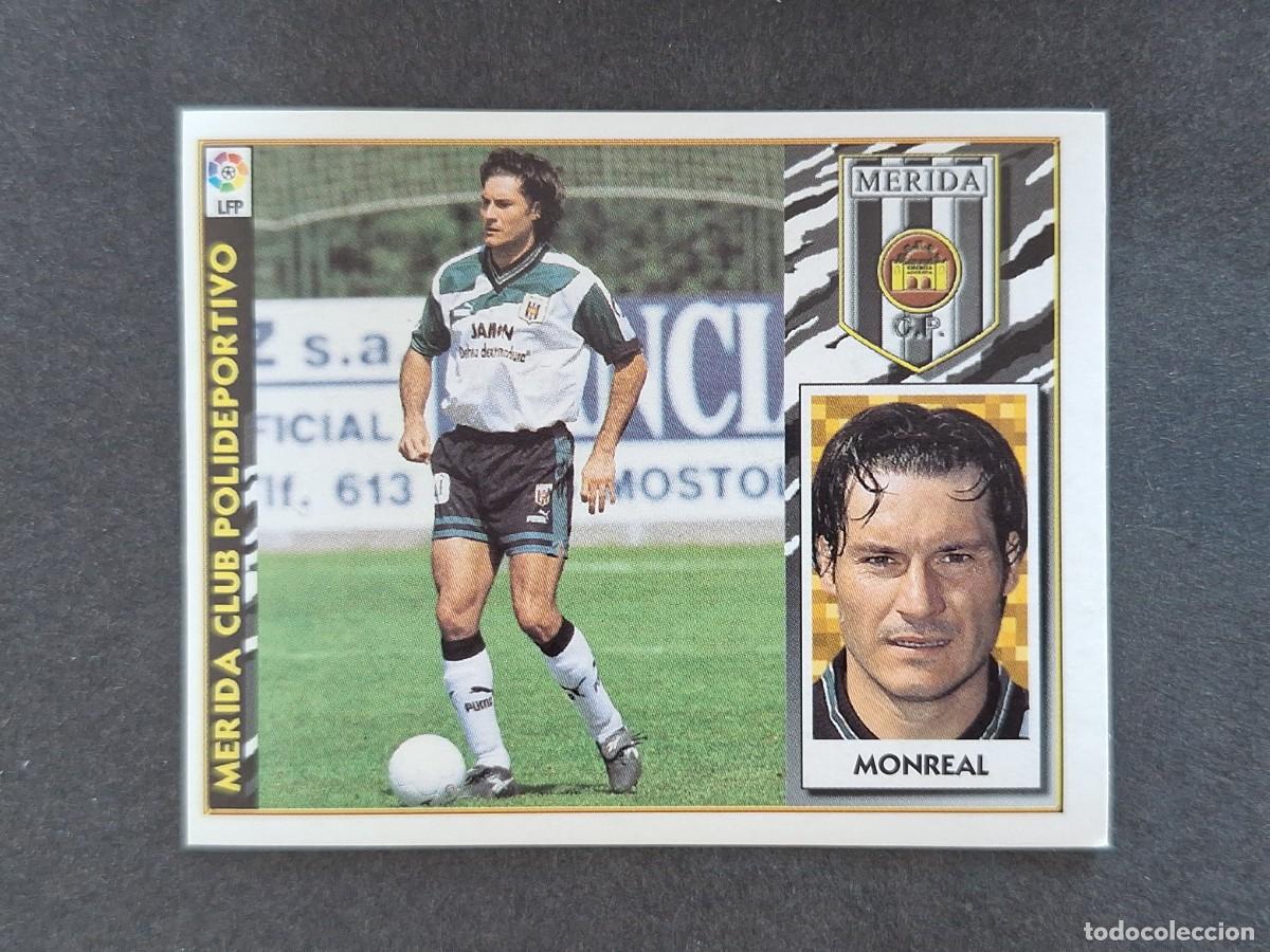 Football Stickers: L4 MONREAL MERIDA C. P. LIGA ESTE 1997 1998 97 98 NUNCA PEGADO SIN PEGAR