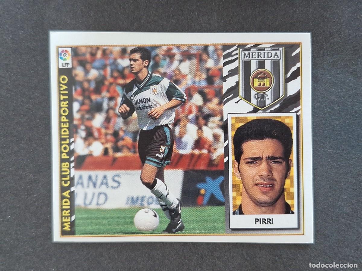 Football Stickers: L4 PIRRI MERIDA C. P. LIGA ESTE 1997 1998 97 98 NUNCA PEGADO SIN PEGAR