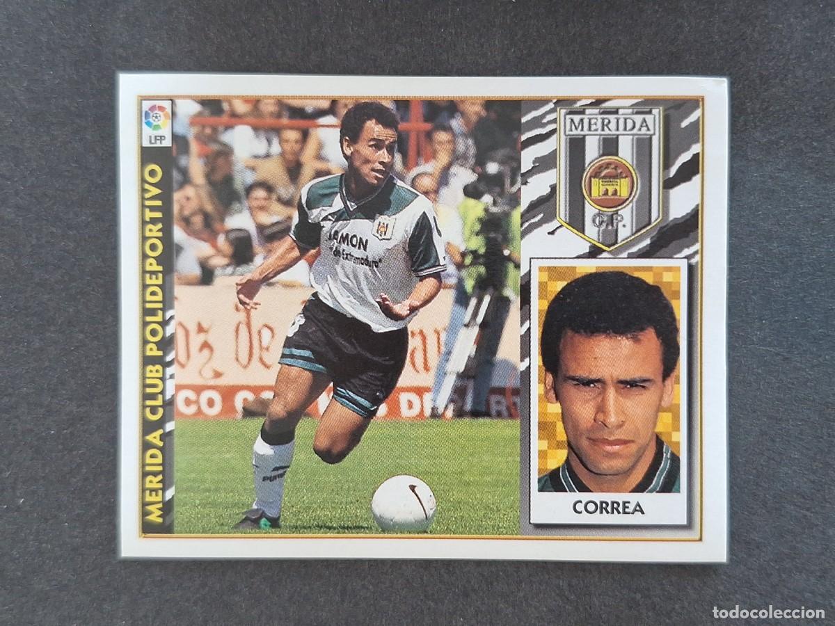 Football Stickers: L4 CORREA MERIDA C. P. LIGA ESTE 1997 1998 97 98 NUNCA PEGADO SIN PEGAR
