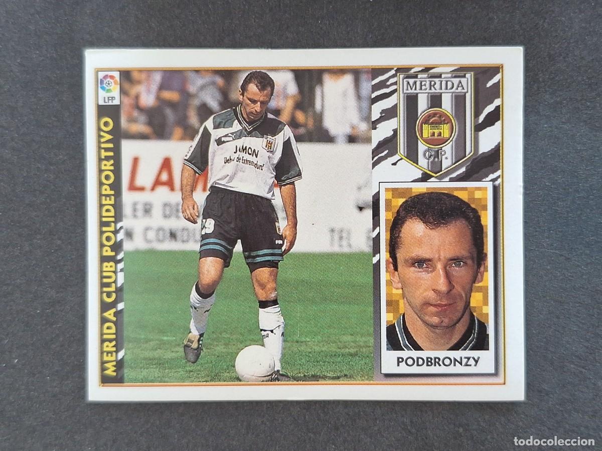 Football Stickers: L4 PODBRONZY MERIDA C. P. LIGA ESTE 1997 1998 97 98 NUNCA PEGADO SIN PEGAR