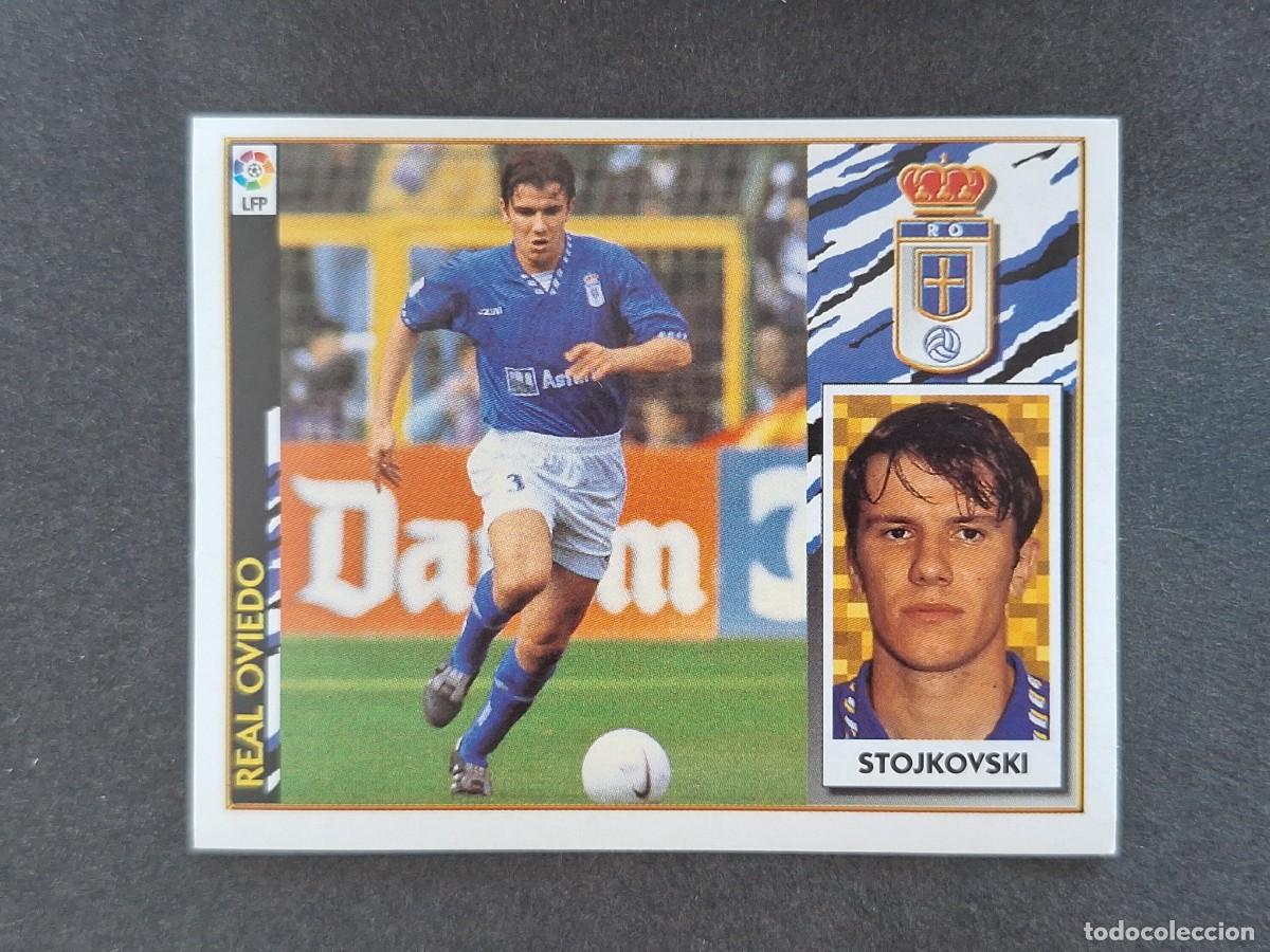 Football Stickers: L4 STOJKOVSKI REAL OVIEDO LIGA ESTE 1997 1998 97 98 NUNCA PEGADO SIN PEGAR