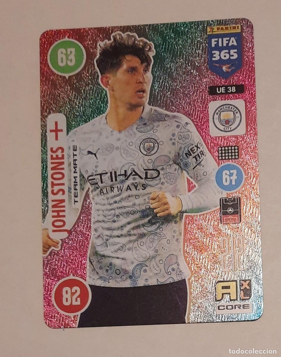 Football Stickers: John Stones Manchester City #UE38 Fifa 365 2020-2021