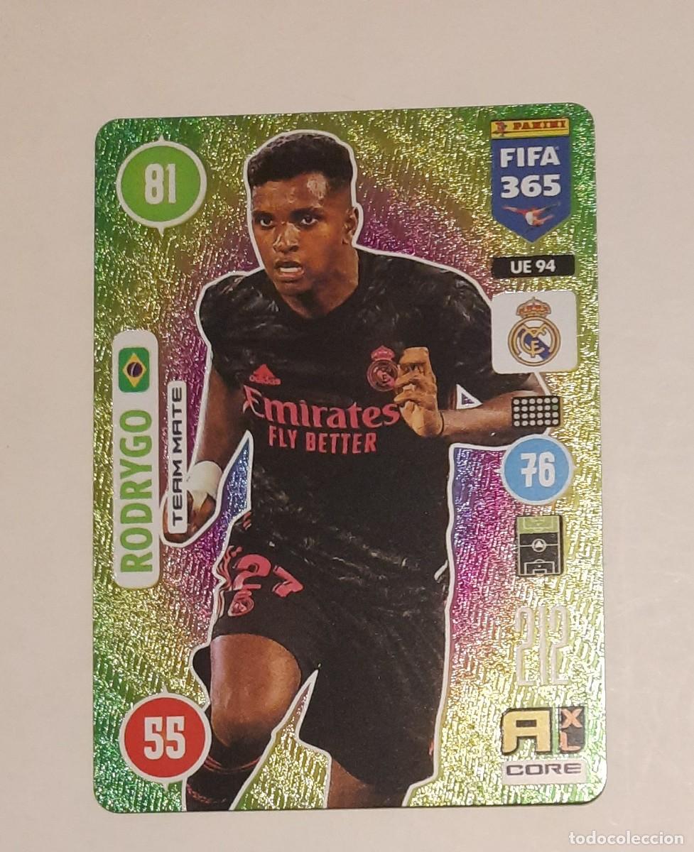 Football Stickers: Rodrygo Real Madrid #UE94 Fifa 365 2020-2021