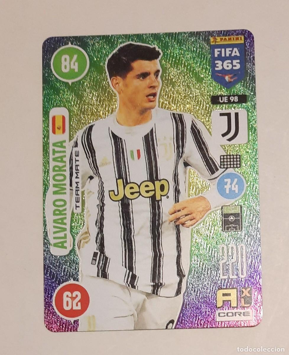 Football Stickers: &Aacute;lvaro Morata Juventus #UE98 Fifa 365 2020-2021