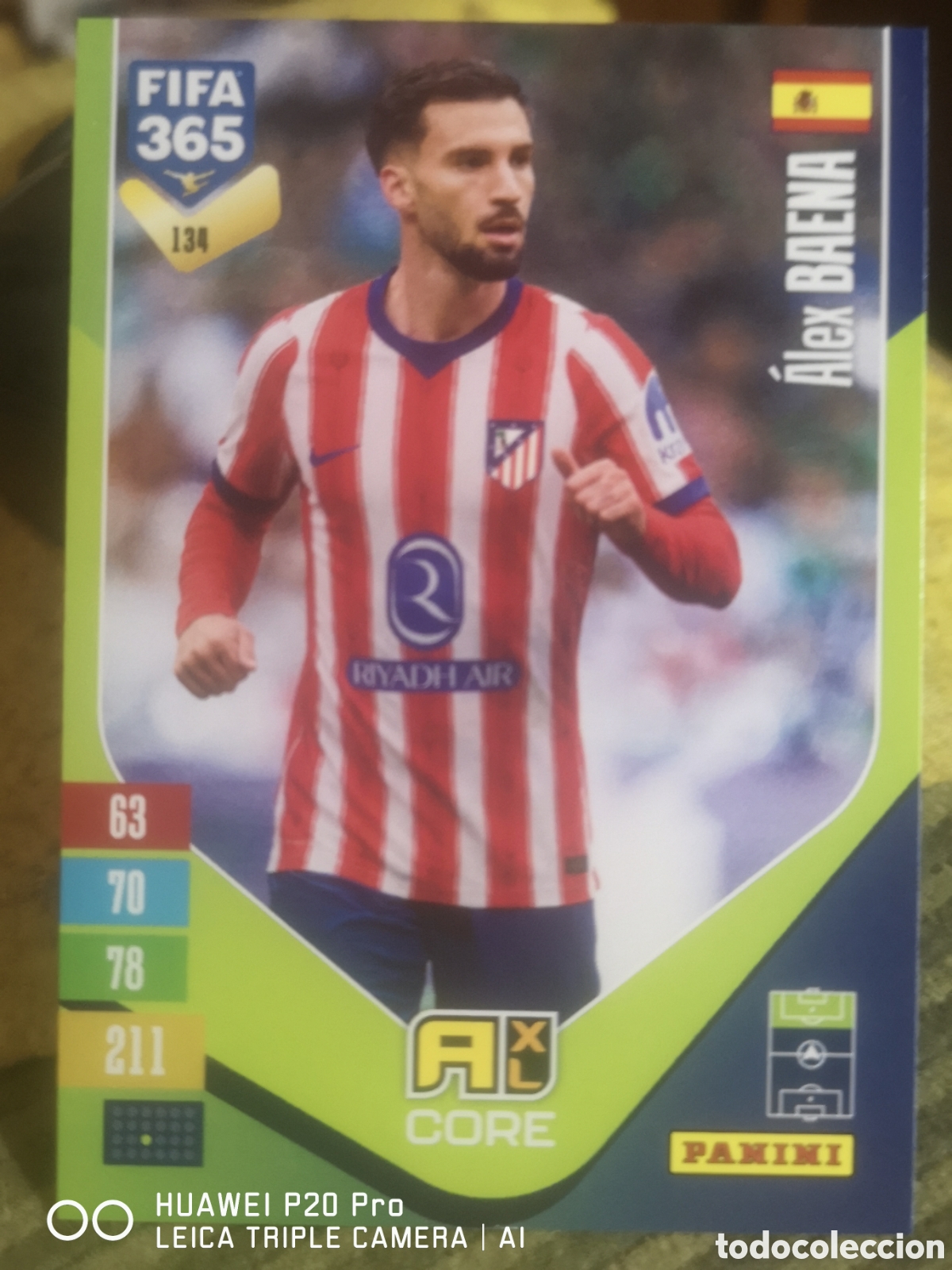 Cromos de Futebol: ADRENALYN FIFA 365 2027 ALEX BAENA 134 - ATLETICO DE MADRID