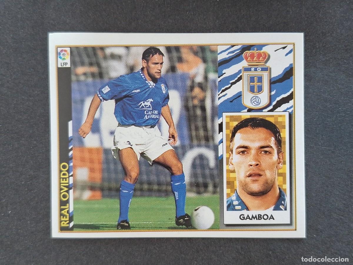 Cromos de Futebol: L4 GAMBOA REAL OVIEDO LIGA ESTE 1997 1998 97 98 NUNCA PEGADO SIN PEGAR