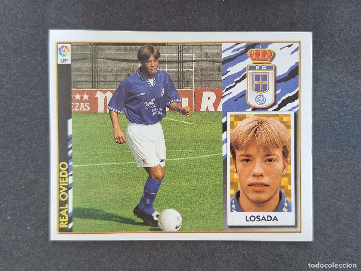 Fu&szlig;ball-Sticker: L4 LOSADA REAL OVIEDO LIGA ESTE 1997 1998 97 98 NUNCA PEGADO SIN PEGAR