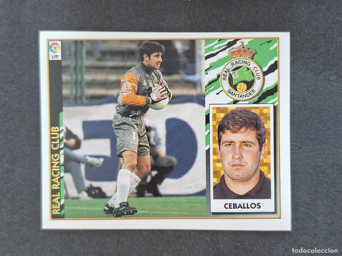 Cartes &agrave; collectionner de Football: L4 CEBALLOS RACING DE SANTANDER LIGA ESTE 1997 1998 97 98 NUNCA PEGADO SIN PEGAR