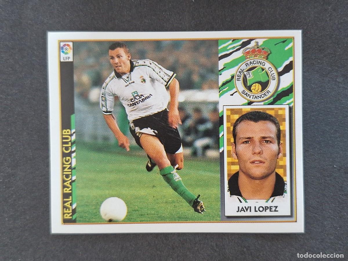 Cartes &agrave; collectionner de Football: L4 JAVI LOPEZ RACING DE SANTANDER LIGA ESTE 1997 1998 97 98 NUNCA PEGADO SIN PEGAR