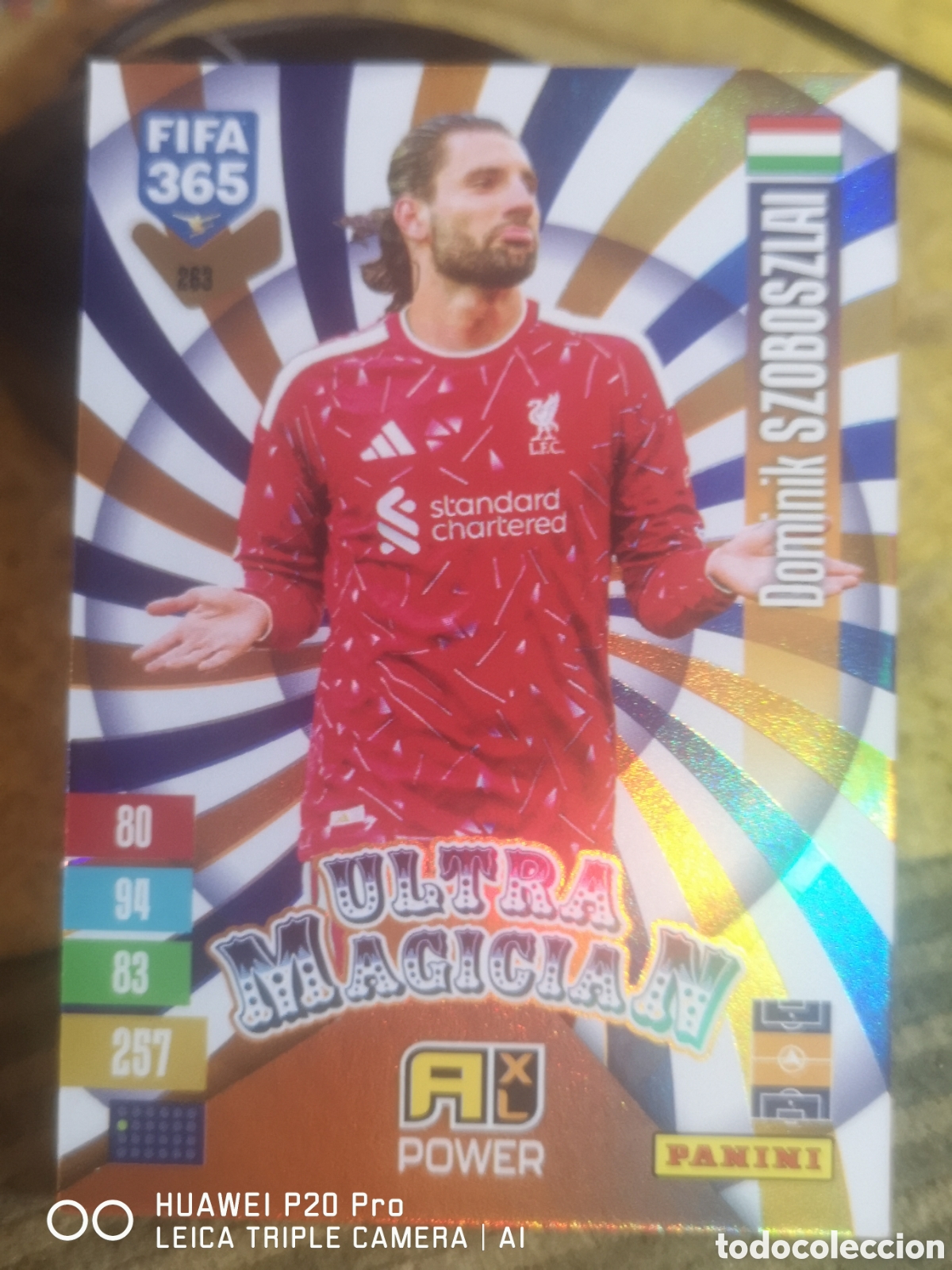 Cartes &agrave; collectionner de Football: ADRENALYN FIFA 365 2027 ULTRA MAGICIAN SZOBOSZLAI 263 - LIVERPOOL