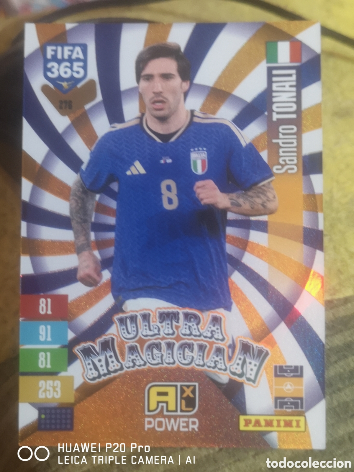 Cartes &agrave; collectionner de Football: ADRENALYN FIFA 365 2027 ULTRA MAGICIAN TONALI 276 - ITALIA