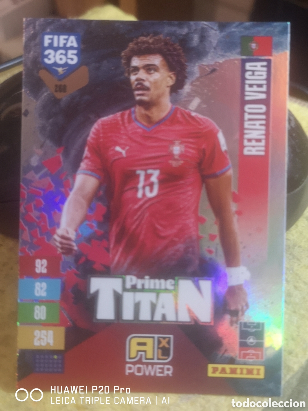 Fu&szlig;ball-Sticker: ADRENALYN FIFA 365 2027 PRIME TITAN RENATO VEIGA 260 - PORTUGAL
