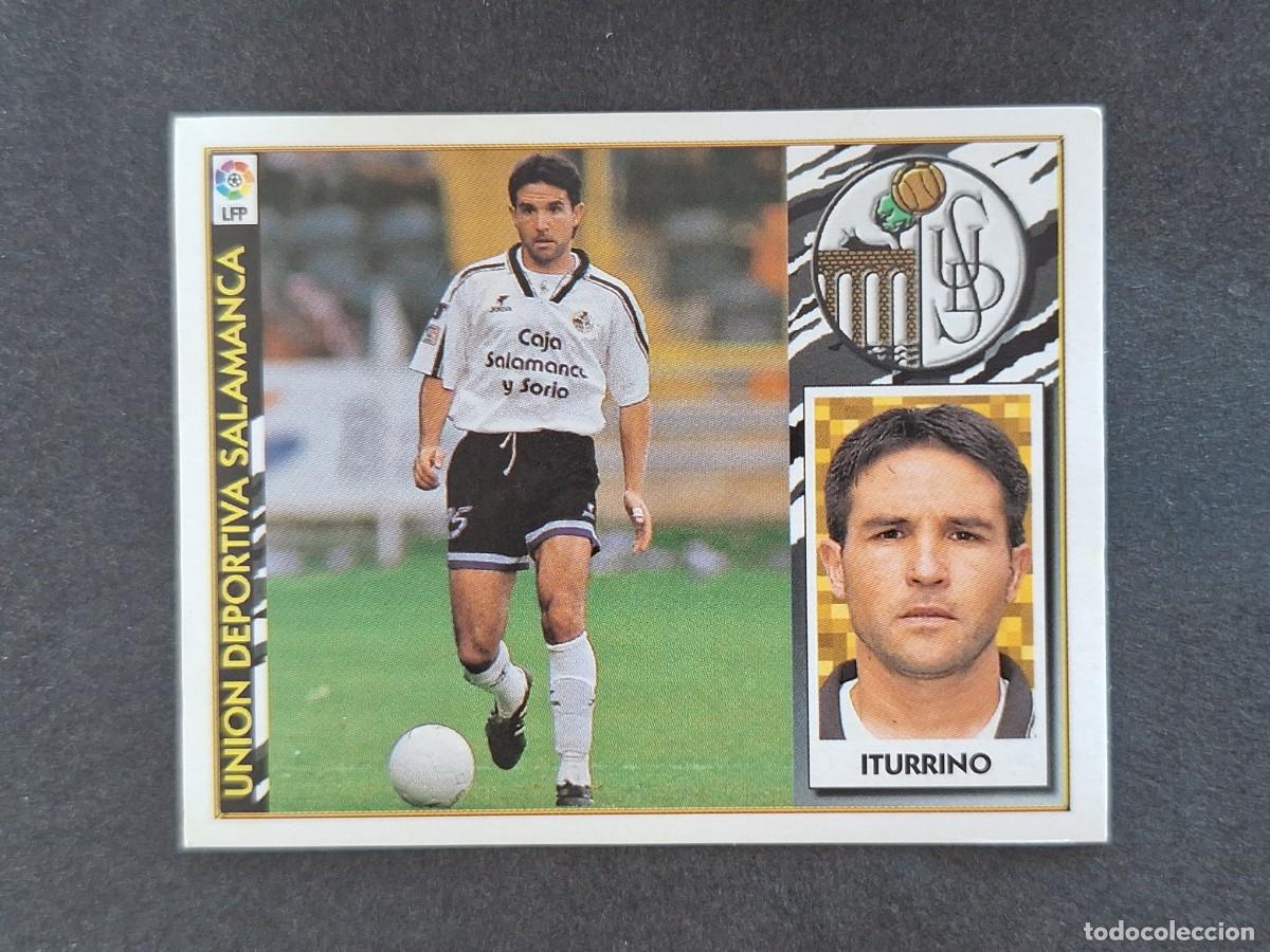 Fu&szlig;ball-Sticker: L4 ITURRINO U. D. SALAMANCA LIGA ESTE 1997 1998 97 98 NUNCA PEGADO SIN PEGAR