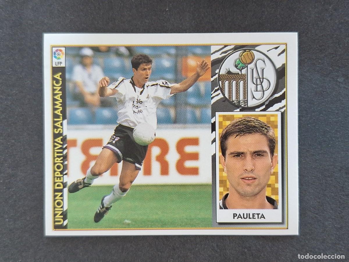 Fu&szlig;ball-Sticker: L4 PAULETA U. D. SALAMANCA LIGA ESTE 1997 1998 97 98 NUNCA PEGADO SIN PEGAR