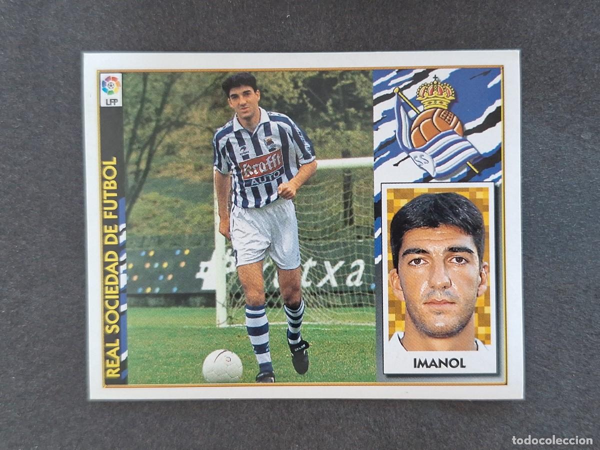 Cromos de Futebol: L4 IMANOL REAL SOCIEDAD LIGA ESTE 1997 1998 97 98 NUNCA PEGADO SIN PEGAR