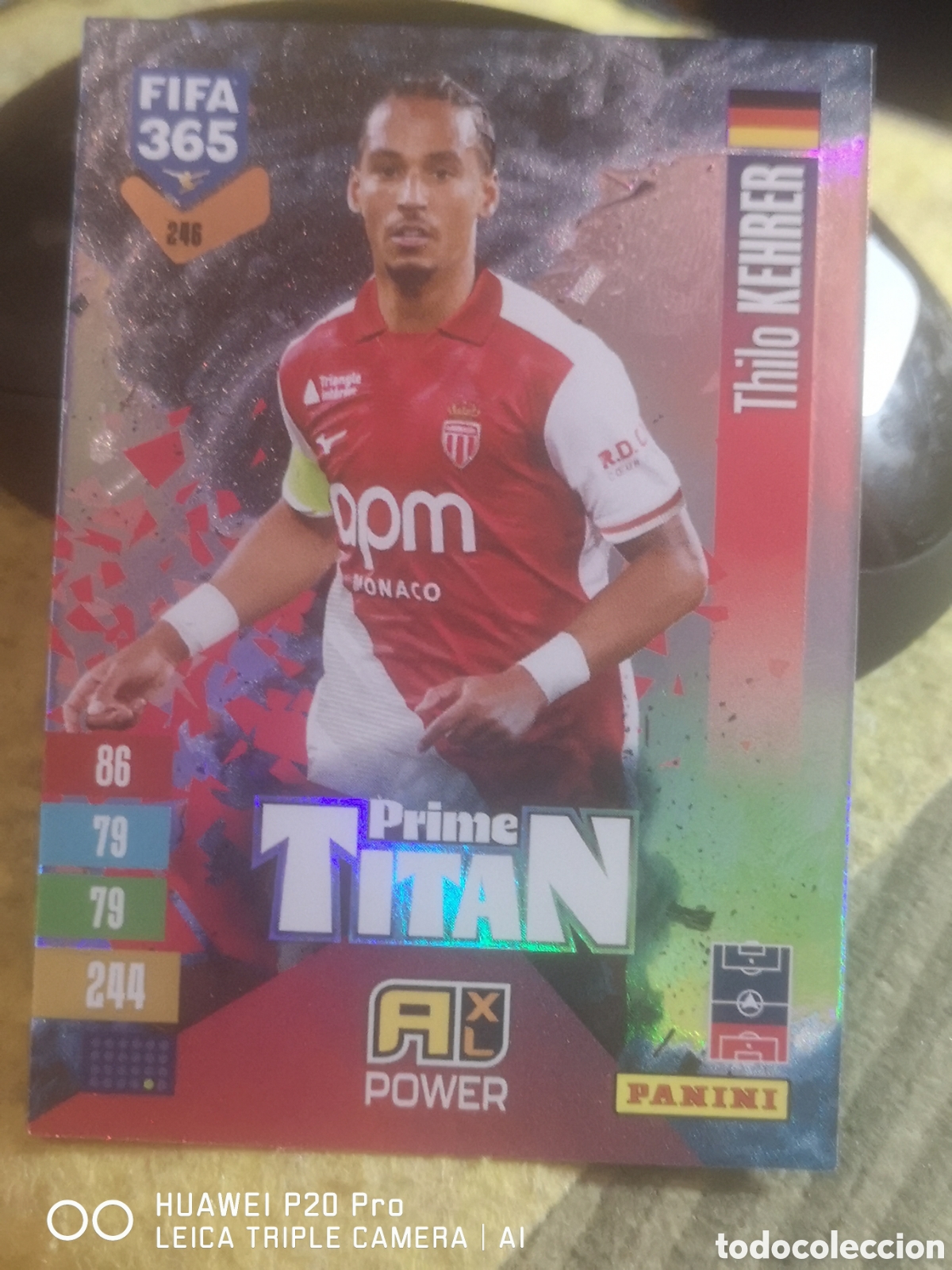 Figurine di Calcio: ADRENALYN FIFA 365 2027 PRIME TITAN KEHRER 246 - MONACO