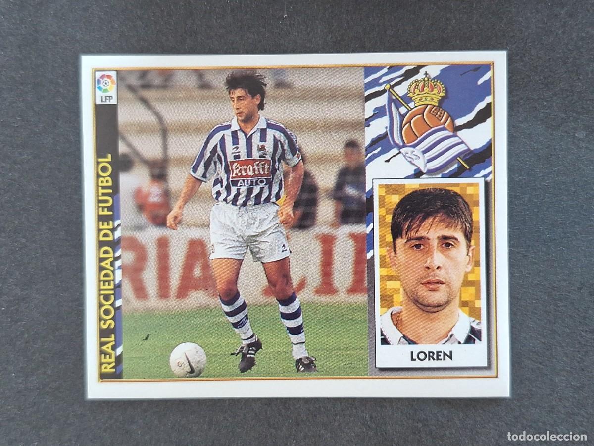 Figurine di Calcio: L4 LOREN REAL SOCIEDAD LIGA ESTE 1997 1998 97 98 NUNCA PEGADO SIN PEGAR