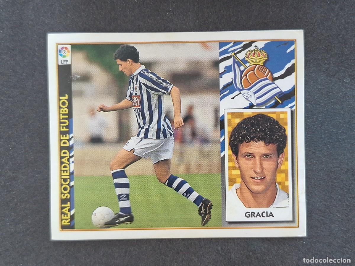 Figurine di Calcio: L4 GRACIA REAL SOCIEDAD LIGA ESTE 1997 1998 97 98 NUNCA PEGADO SIN PEGAR