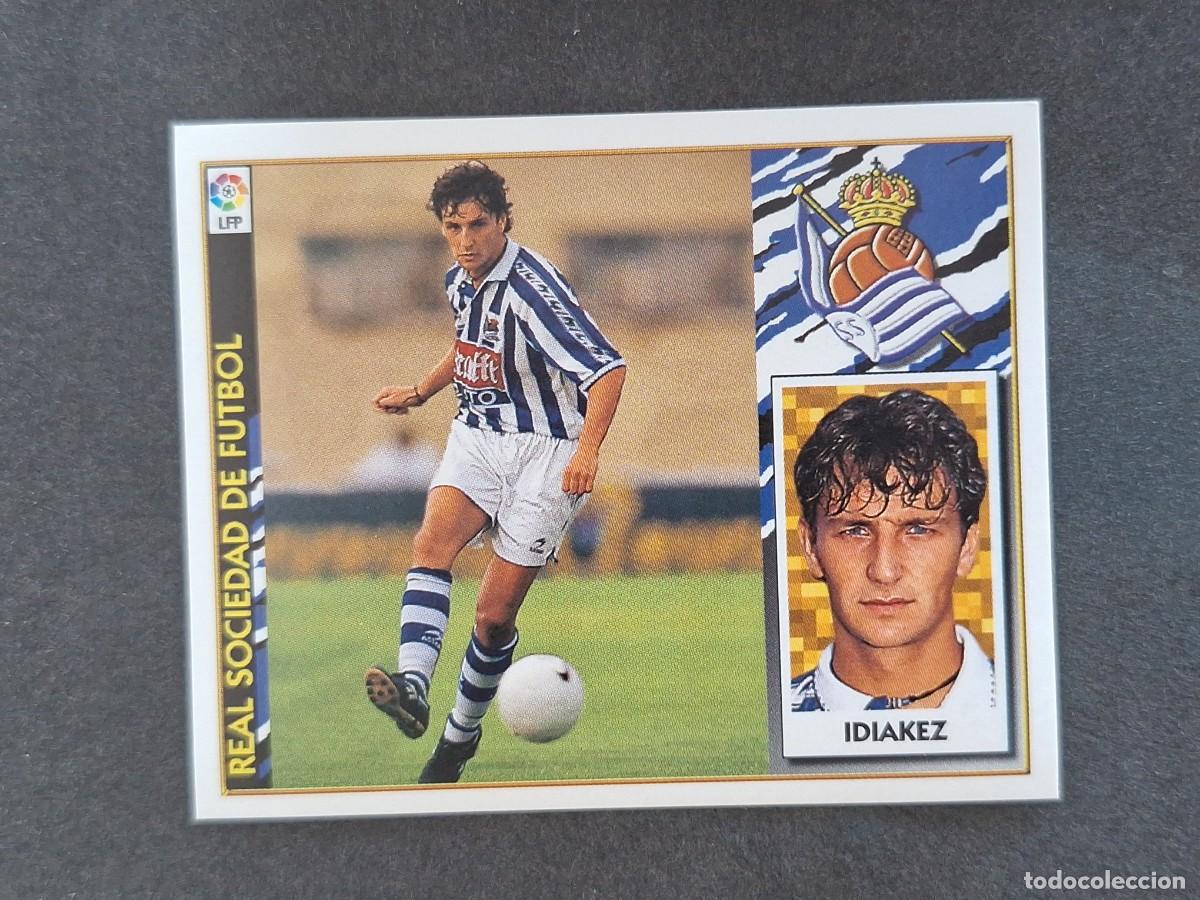 Figurine di Calcio: L4 IDIAKEZ REAL SOCIEDAD LIGA ESTE 1997 1998 97 98 NUNCA PEGADO SIN PEGAR