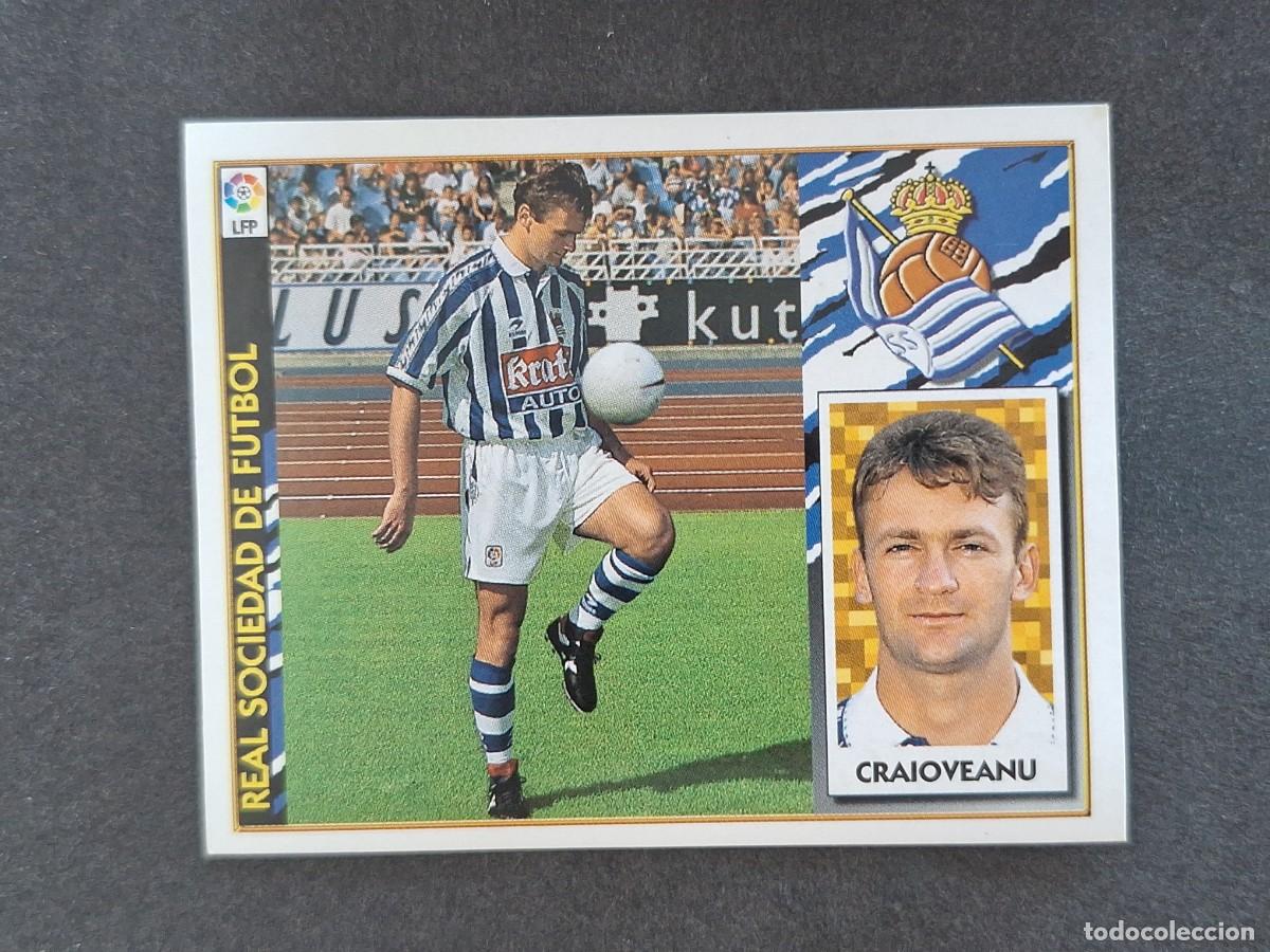 Figurine di Calcio: L4 CRAIOVEANU REAL SOCIEDAD LIGA ESTE 1997 1998 97 98 NUNCA PEGADO SIN PEGAR