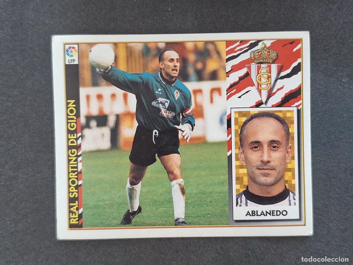 Figurine di Calcio: L4 ABLANEDO SPORTING DE GIJON LIGA ESTE 1997 1998 97 98 NUNCA PEGADO SIN PEGAR