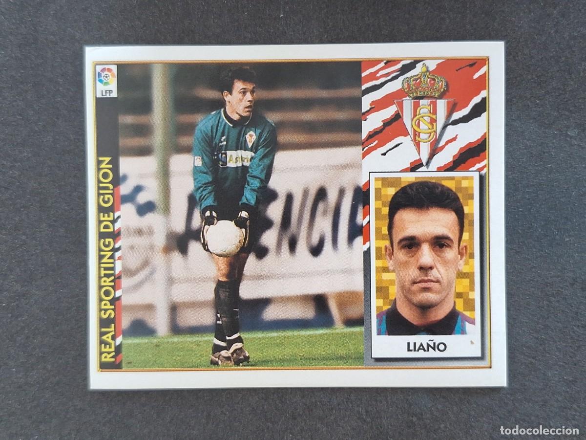 Figurine di Calcio: L4 LIA&Ntilde;O SPORTING DE GIJON LIGA ESTE 1997 1998 97 98 NUNCA PEGADO SIN PEGAR
