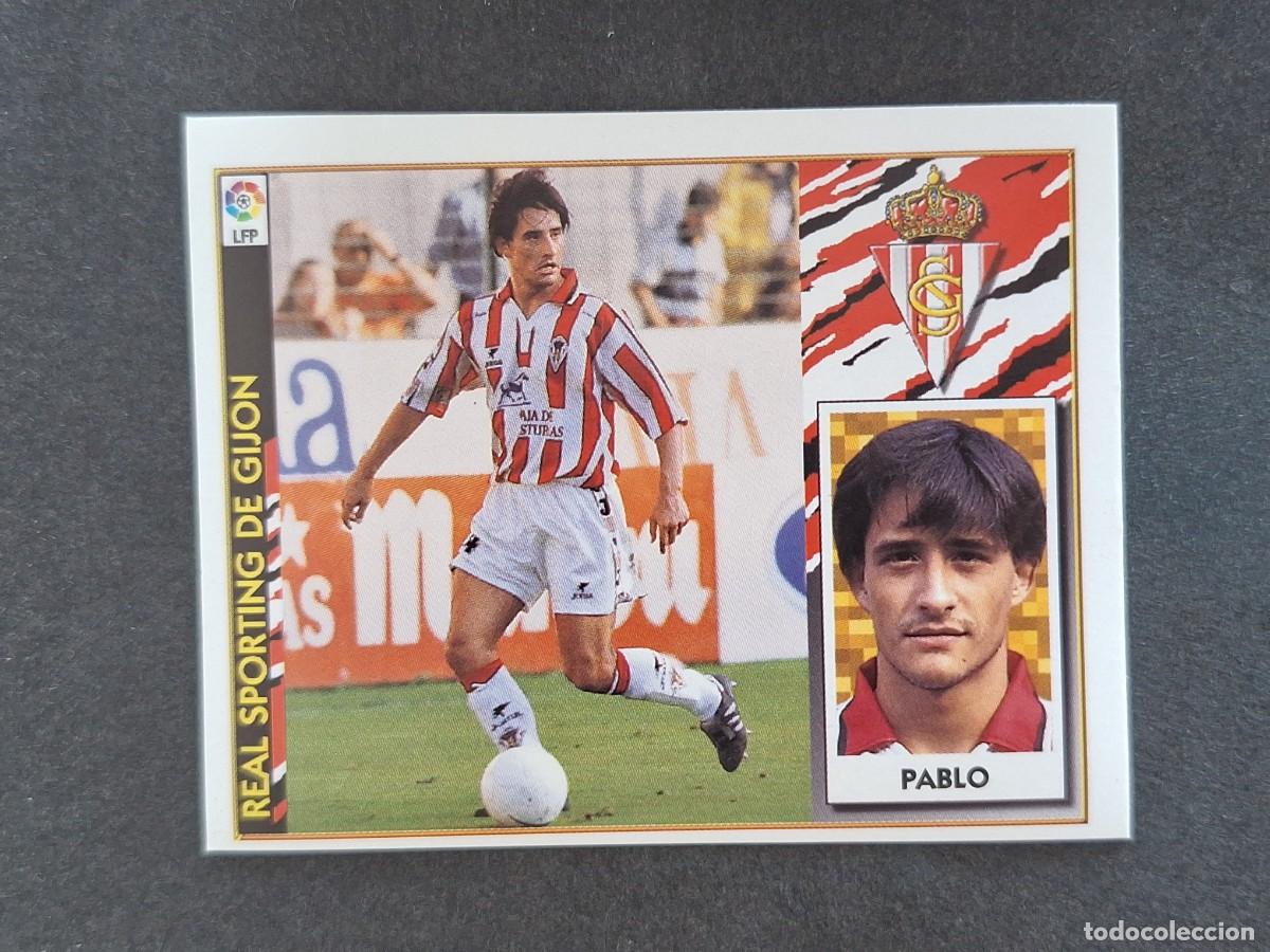 Football Stickers: L4 PABLO SPORTING DE GIJON LIGA ESTE 1997 1998 97 98 NUNCA PEGADO SIN PEGAR