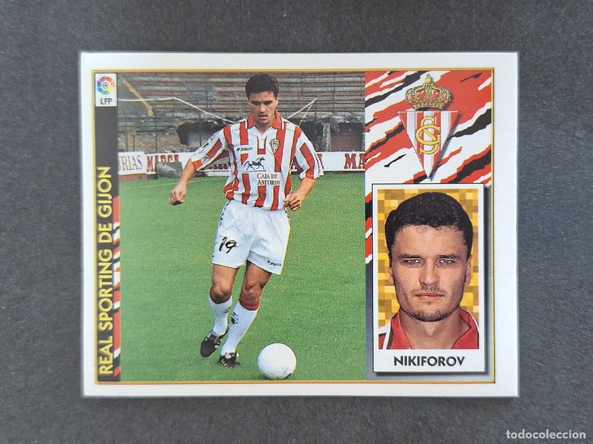Football Stickers: L4 NIKIFOROV SPORTING DE GIJON LIGA ESTE 1997 1998 97 98 NUNCA PEGADO SIN PEGAR