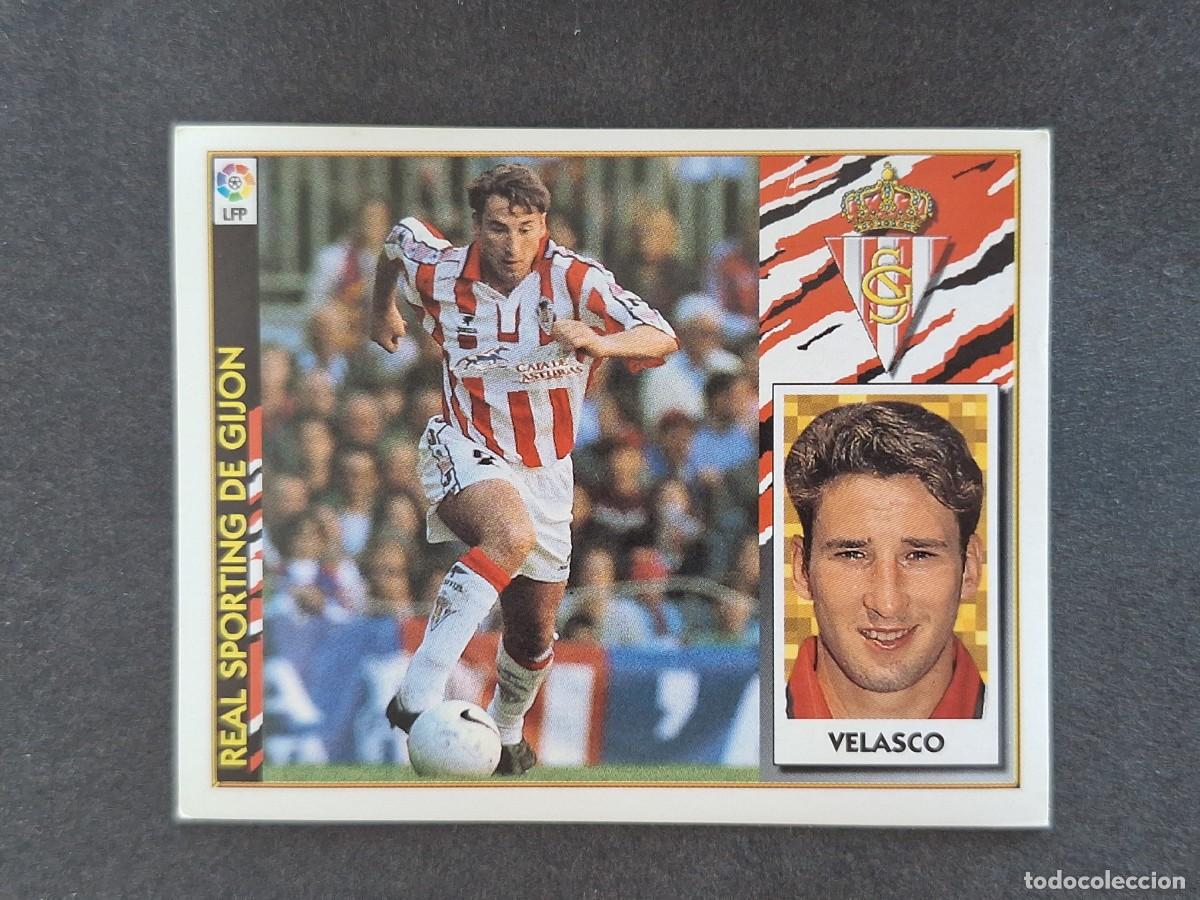 Football Stickers: L4 VELASCO SPORTING DE GIJON LIGA ESTE 1997 1998 97 98 NUNCA PEGADO SIN PEGAR