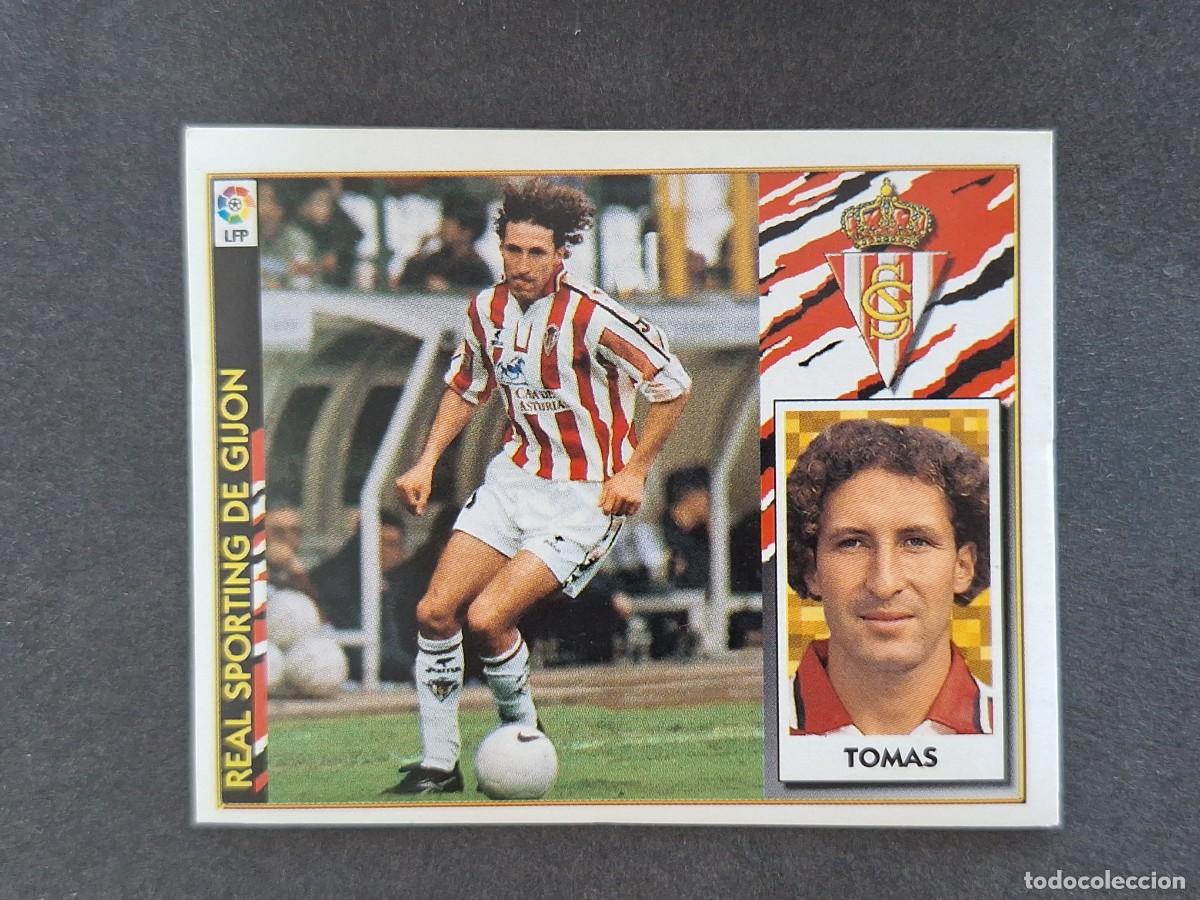 Football Stickers: L4 TOMAS SPORTING DE GIJON LIGA ESTE 1997 1998 97 98 NUNCA PEGADO SIN PEGAR