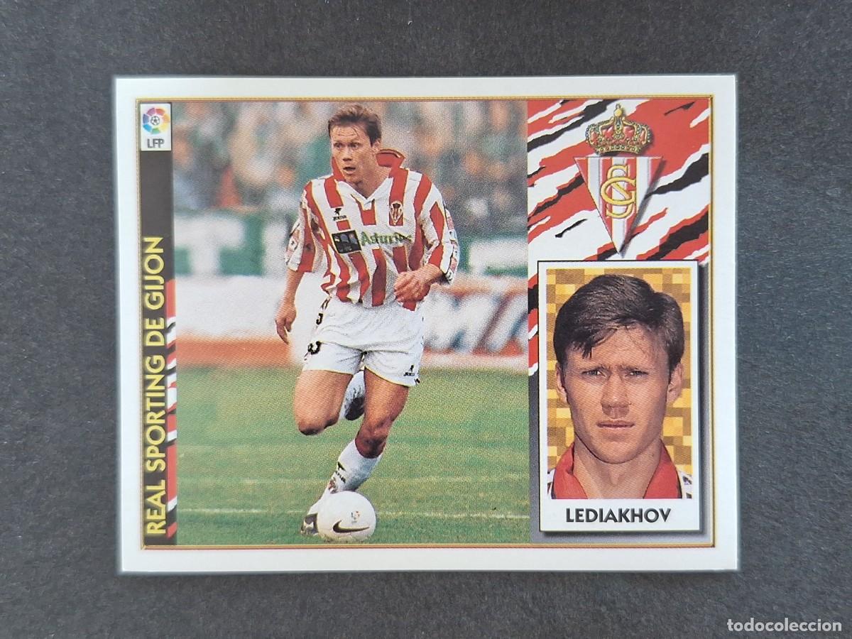 Football Stickers: L4 LEDIAKHOV SPORTING DE GIJON LIGA ESTE 1997 1998 97 98 NUNCA PEGADO SIN PEGAR