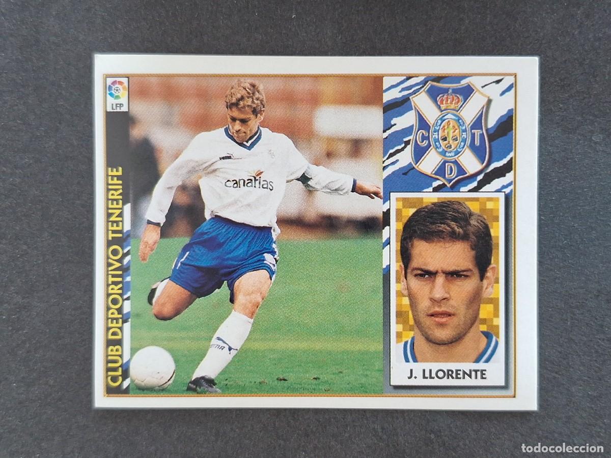 Football Stickers: L4 JULIO LLORENTE C. D. TENERIFE LIGA ESTE 1997 1998 97 98 NUNCA PEGADO SIN PEGAR