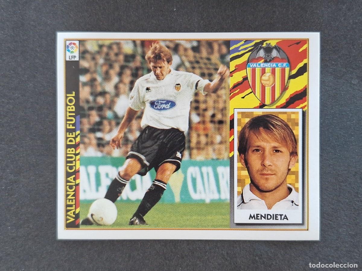Figurine di Calcio: L4 MENDIETA VALENCIA C. F. LIGA ESTE 1997 1998 97 98 NUNCA PEGADO SIN PEGAR