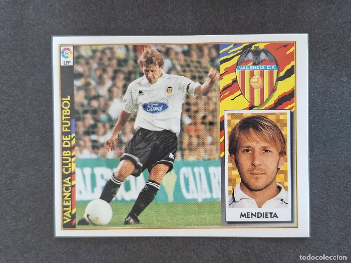 Figurine di Calcio: L4 MENDIETA VALENCIA C. F. LIGA ESTE 1997 1998 97 98 NUNCA PEGADO SIN PEGAR