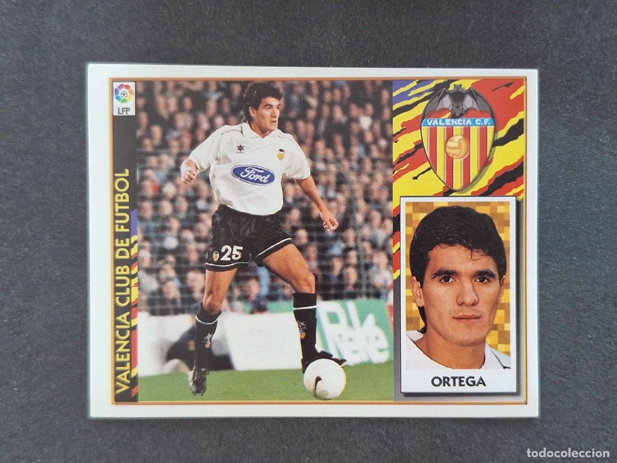 Cromos de Futebol: L4 ORTEGA VALENCIA C. F. LIGA ESTE 1997 1998 97 98 NUNCA PEGADO SIN PEGAR