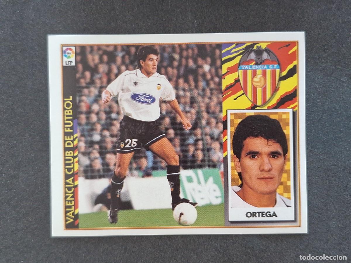 Cromos de Futebol: L4 ORTEGA VALENCIA C. F. LIGA ESTE 1997 1998 97 98 NUNCA PEGADO SIN PEGAR