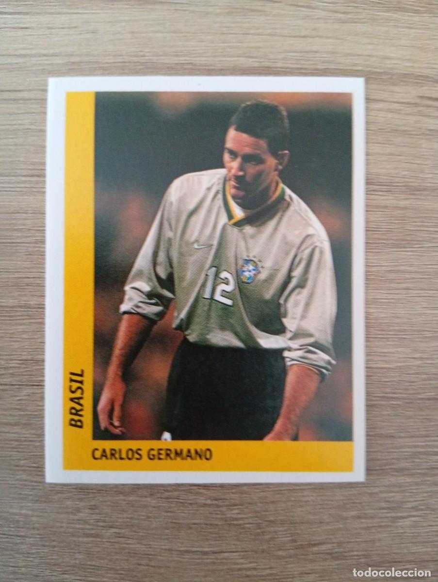 Fu&szlig;ball-Sticker: CARLOS GERMANO 20 BRASIL PANINI DS MUNDIAL WORLD CUP FRANCE 98 FRANCIA 1998 SIN PEGAR
