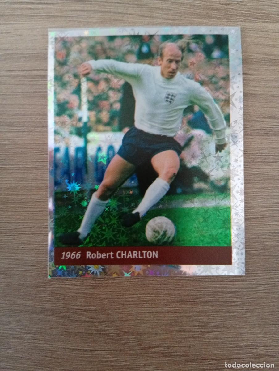 Fu&szlig;ball-Sticker: ROBERT CHARLTON 1 PANINI DS MUNDIAL WORLD CUP FRANCE 98 FRANCIA 1998 SIN PEGAR
