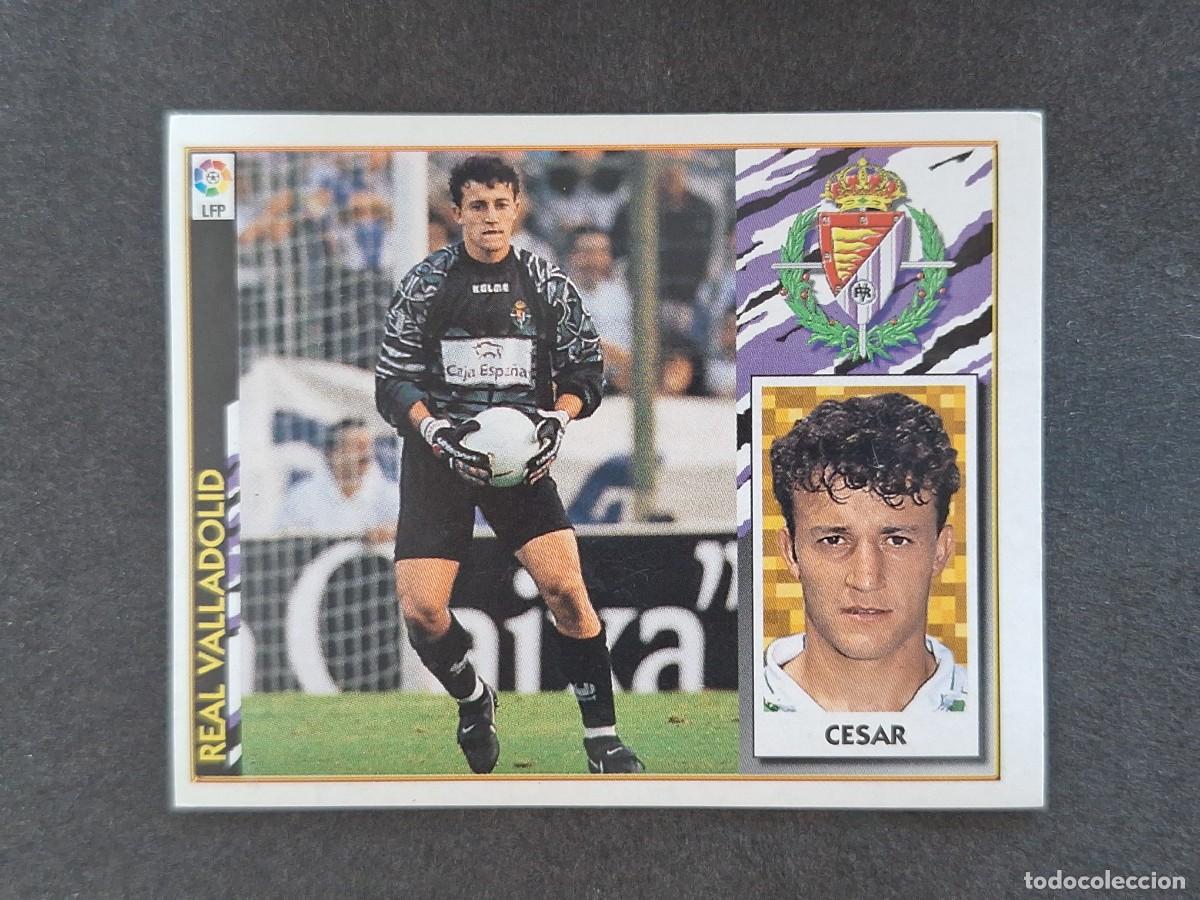 Fu&szlig;ball-Sticker: L4 CESAR REAL VALLADOLID LIGA ESTE 1997 1998 97 98 NUNCA PEGADO SIN PEGAR