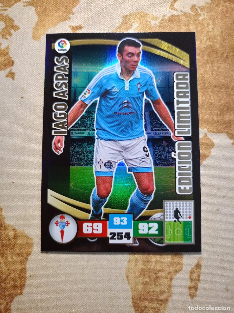 Fu&szlig;ball-Sticker: Edici&oacute;n limitada IAGO ASPAS Adrenalyn 2015-16