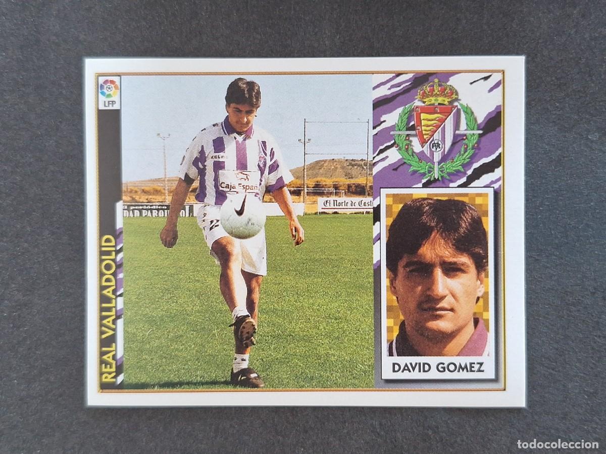 Fu&szlig;ball-Sticker: L4 DAVID GOMEZ REAL VALLADOLID LIGA ESTE 1997 1998 97 98 NUNCA PEGADO SIN PEGAR
