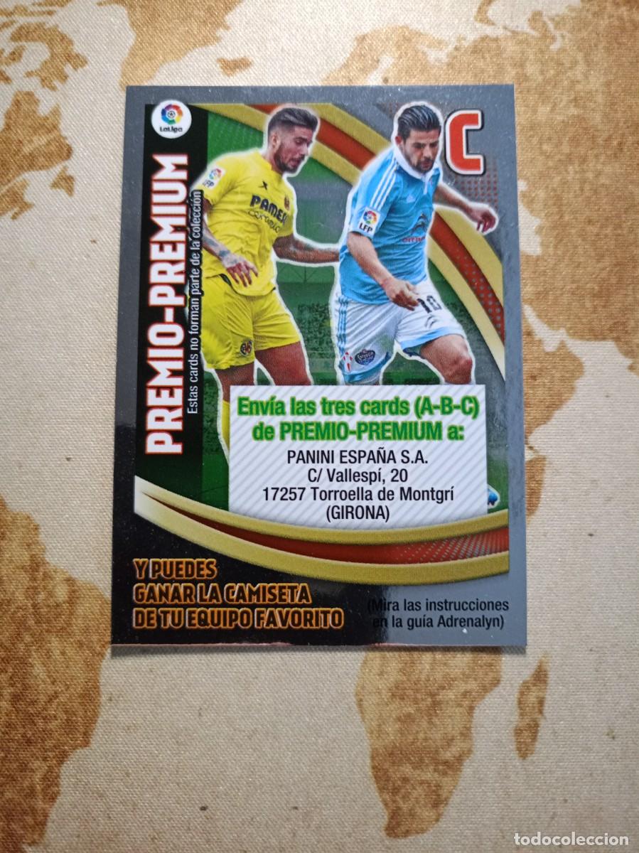 Fu&szlig;ball-Sticker: PREMIO PREMIUM LETRA C Adrenalyn 2015-16