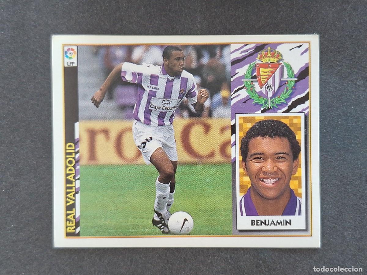 Football Stickers: L4 BENJAMIN REAL VALLADOLID LIGA ESTE 1997 1998 97 98 NUNCA PEGADO SIN PEGAR