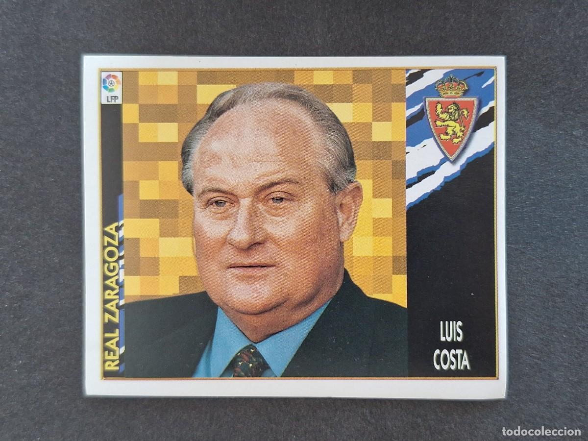 Cartes &agrave; collectionner de Football: L4 LUIS COSTA ENTRENADOR REAL ZARAGOZA LIGA ESTE 1997 1998 97 98 NUNCA PEGADO SIN PEGAR