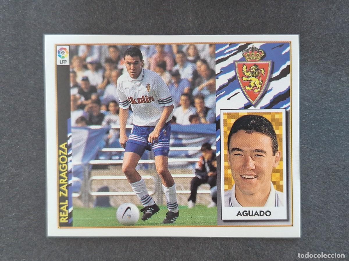 Figurine di Calcio: L4 AGUADO REAL ZARAGOZA LIGA ESTE 1997 1998 97 98 NUNCA PEGADO SIN PEGAR